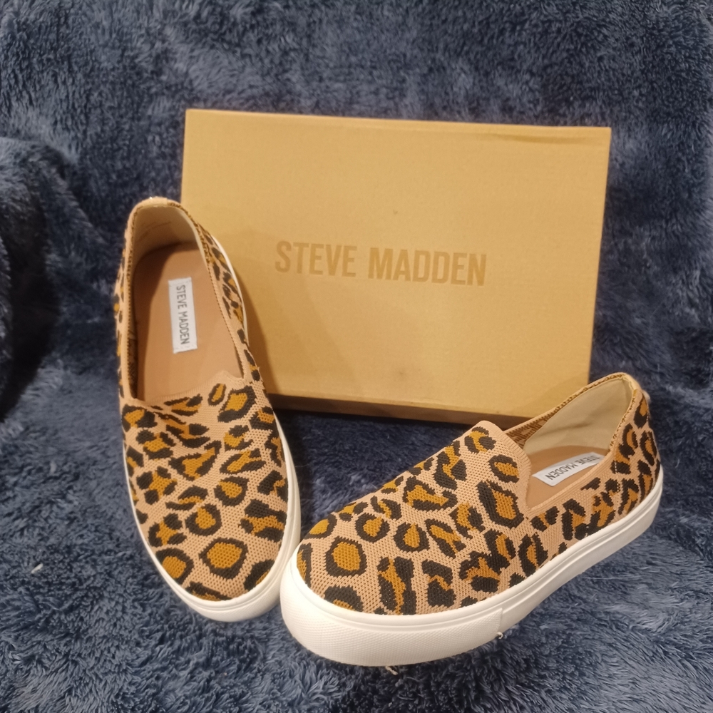 Steve Madden, Size 8, leopard print
